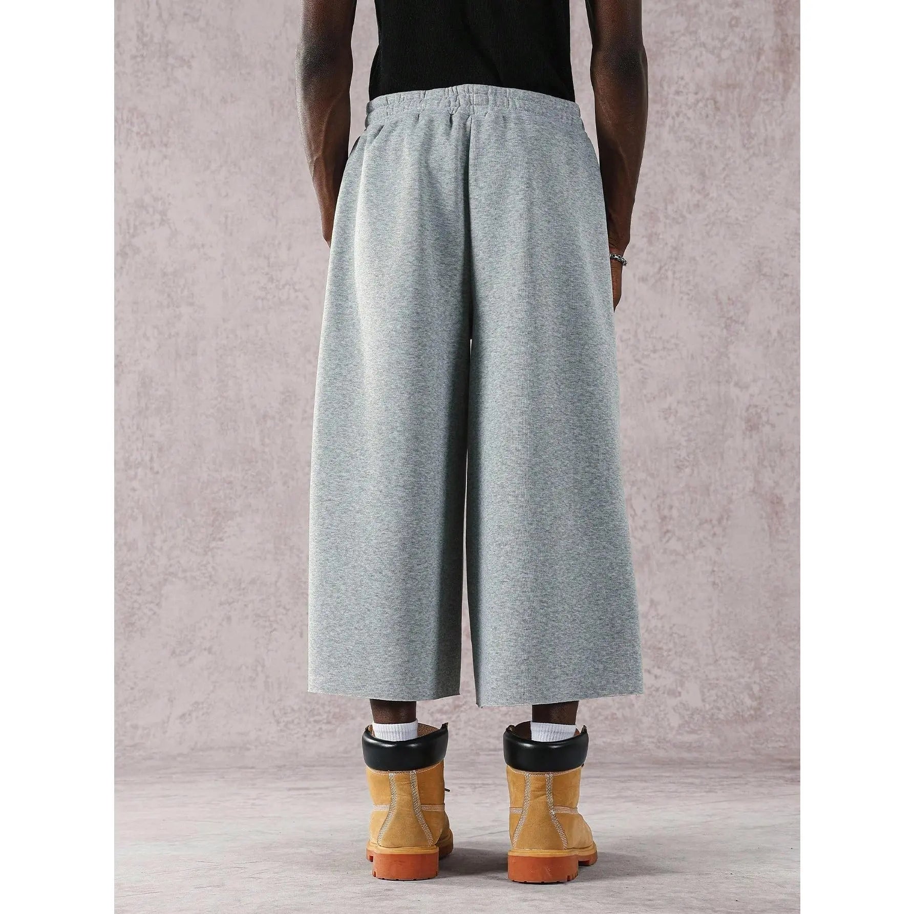 Street Style Badge Graphic Print Drawstring Waist Loose Fit Sports Pants