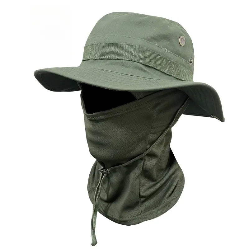 Camouflage Cotton Bucket Hat Windproof Outdoor