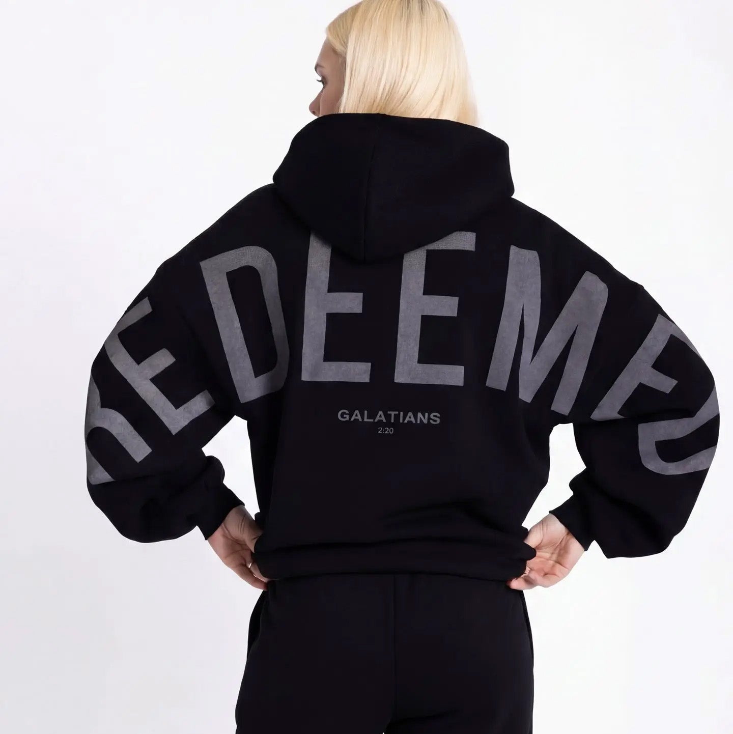 GLO Kingdom Essential Hoodie | Christian Oversized Hoodies, Heavyweight Faith Sweatshirts with Yahweh, Yeshua, Forgiven Designs, Super Soft Religious Apparel Gifts for Women & Men Fit Statement Fleece Pocket Fabric Polyester Cotton