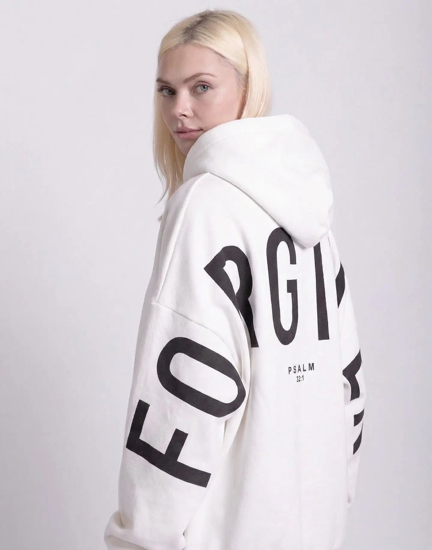 GLO Kingdom Essential Hoodie | Christian Oversized Hoodies, Heavyweight Faith Sweatshirts with Yahweh, Yeshua, Forgiven Designs, Super Soft Religious Apparel Gifts for Women & Men Fit Statement Fleece Pocket Fabric Polyester Cotton