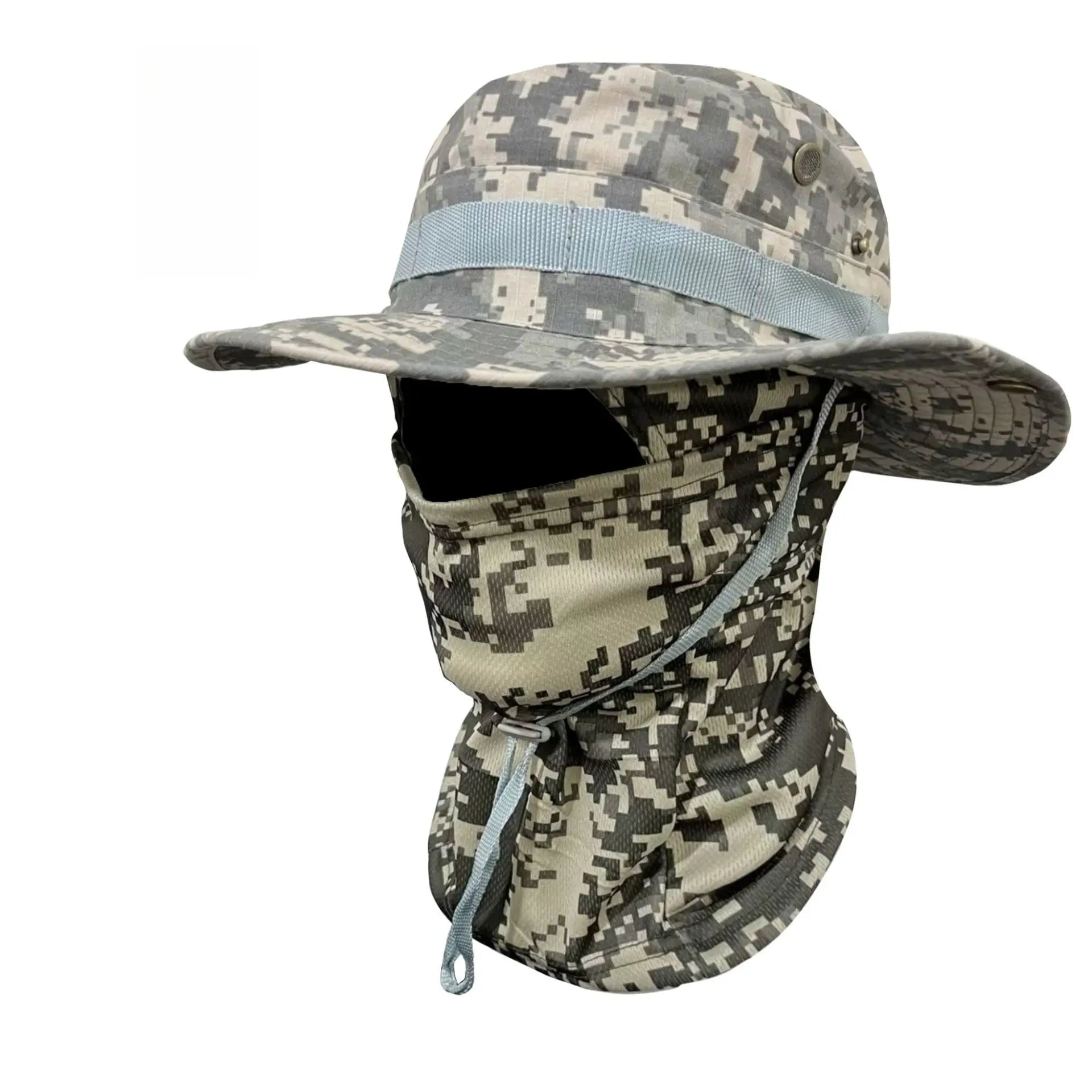 Camouflage Cotton Bucket Hat Windproof Outdoor