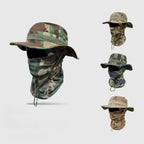 Camouflage Cotton Bucket Hat Windproof Outdoor