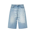 Y2K Vintage Washed Printed Baggy Wide Leg Jeans