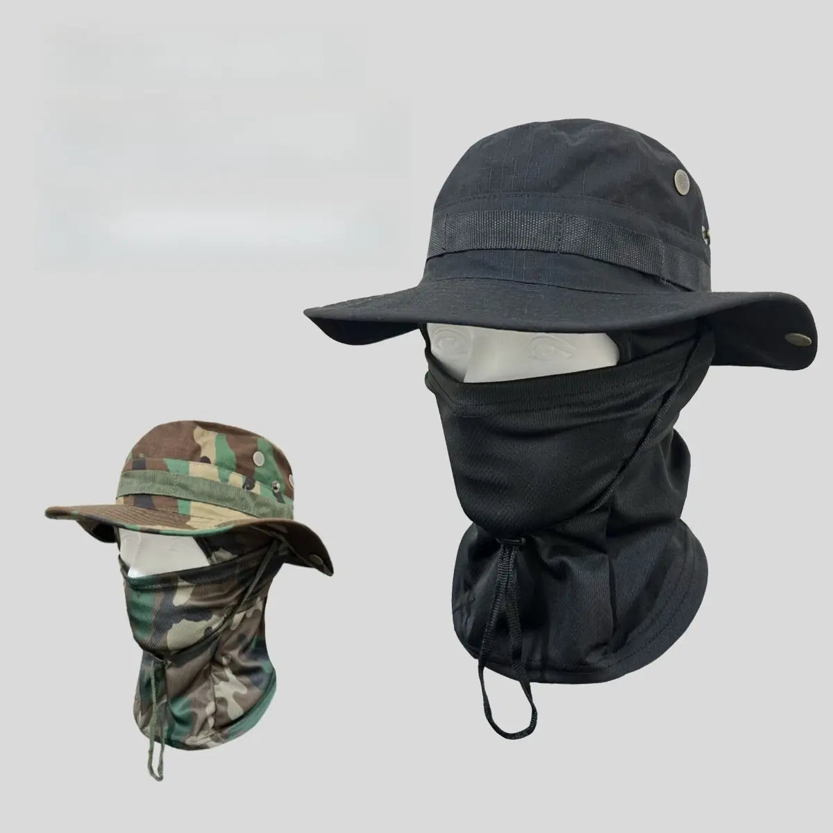 Camouflage Cotton Bucket Hat Windproof Outdoor