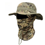 Camouflage Cotton Bucket Hat Windproof Outdoor