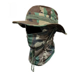 Camouflage Cotton Bucket Hat Windproof Outdoor