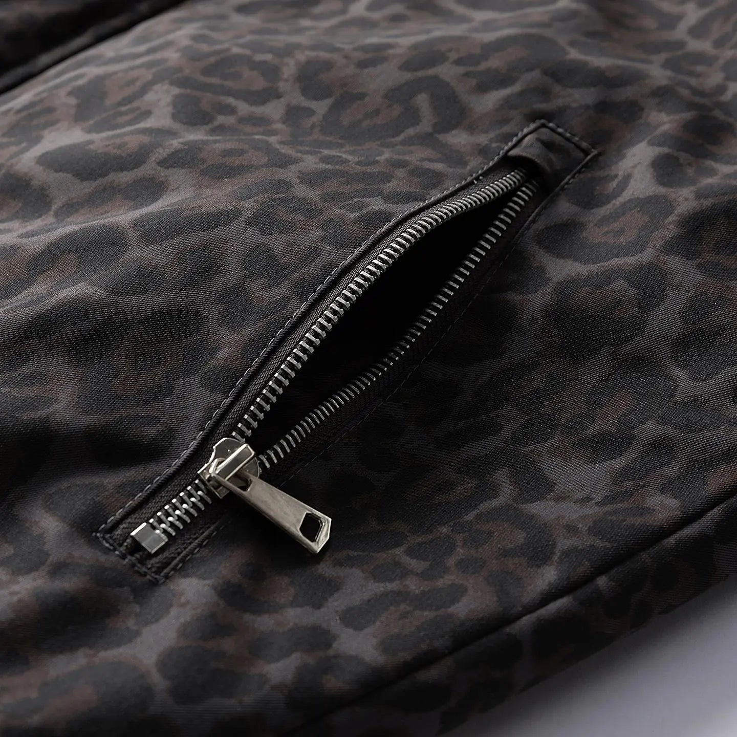 Men's Vintage Leopard Print Lapel Fleece Lined Warm Jacket Autumn Winter Trendy Casual New Coat quilted jacket winter outfits Stylish Menswear Functionality