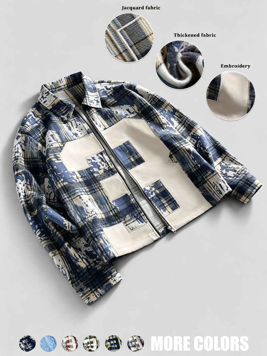 Classic Plaid Checked Fitted Shirt Men Daily Casual Top