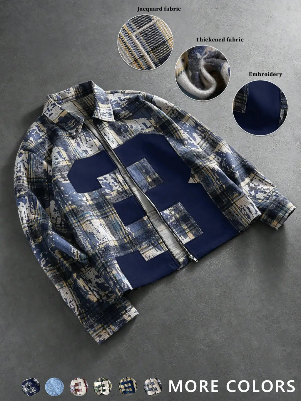 Classic Plaid Checked Fitted Shirt Men Daily Casual Top