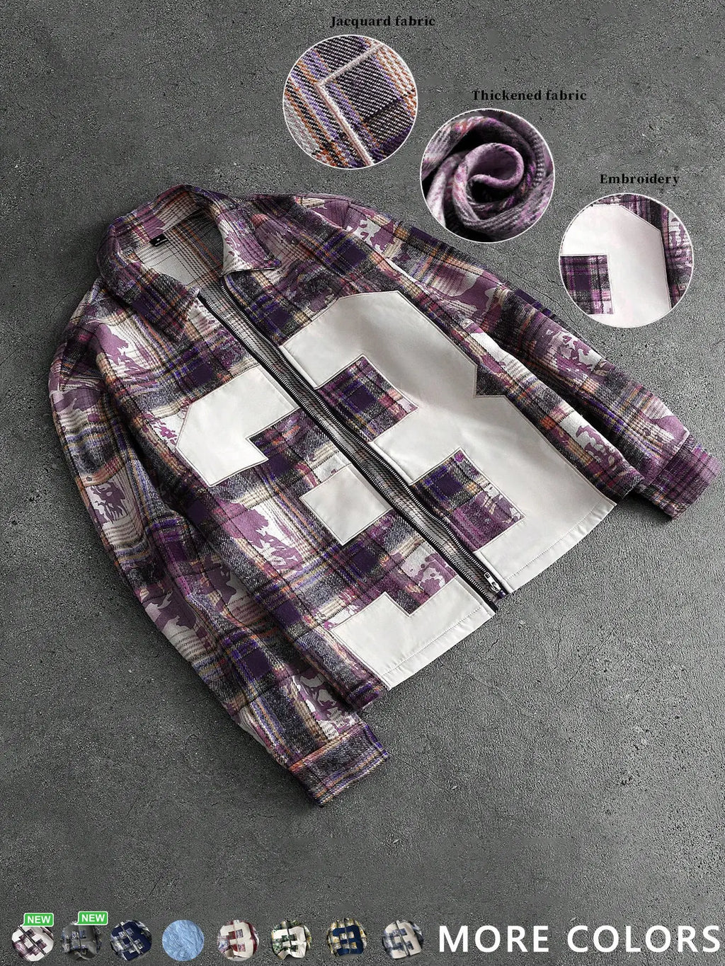 Classic Plaid Checked Fitted Shirt Men Daily Casual Top