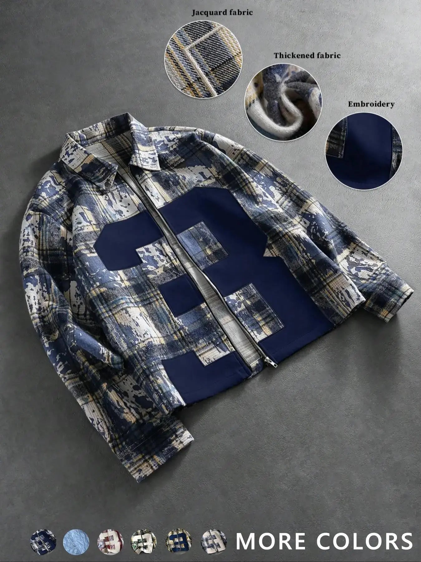 Classic Plaid Checked Fitted Shirt Men Daily Casual Top
