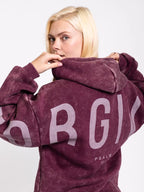 GOD'S LOVE OVERCOMES GLO Kingdom Snow Wash Unisex Hoodie