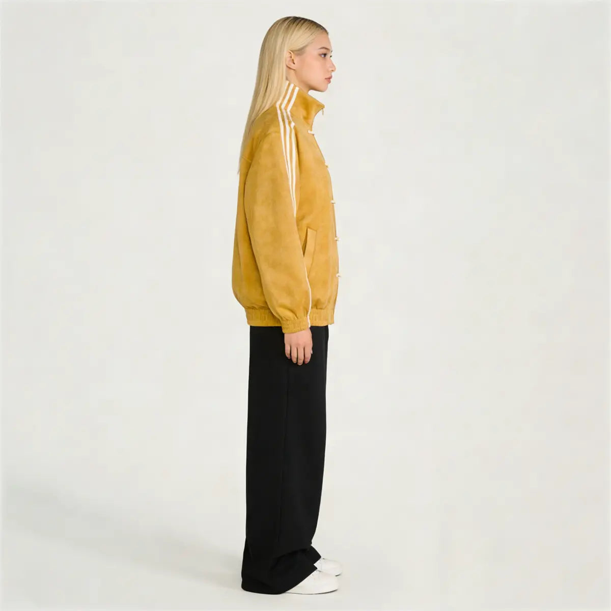 Pwest Y2K Chinese New Year Jacket –Toggle-Style Frog Buttons, Soft Yet Structured Fabric, Unisex Fit, Festive Street Style with Cultural Edge