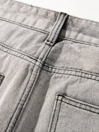Y2K Gradient Washed Loose Wide Leg Denim Jeans