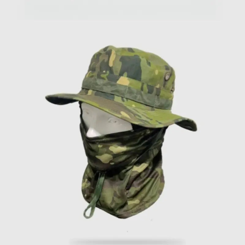 Camouflage Cotton Bucket Hat Windproof Outdoor