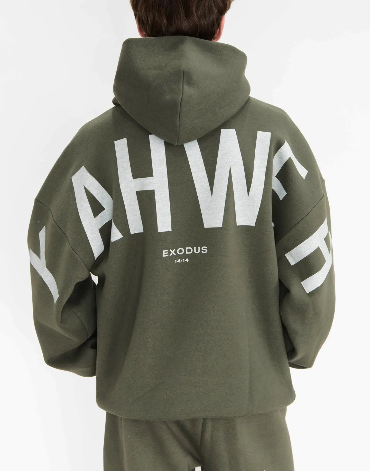 Christian Oversized Faith Hoodie Yeshua Graphic