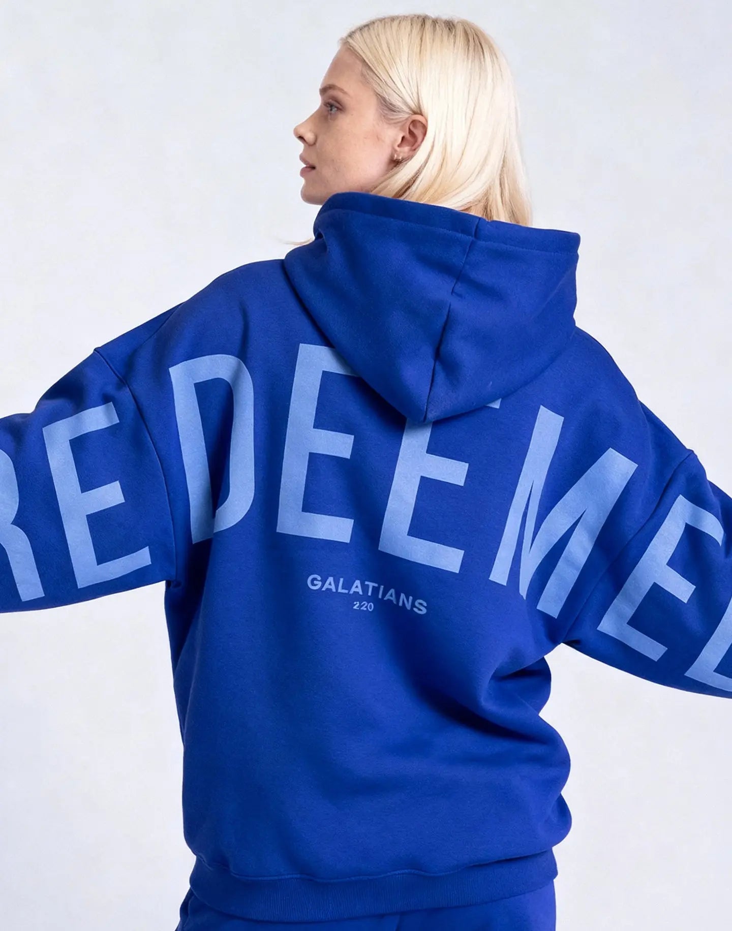 Christian Oversized Faith Hoodie Yeshua Graphic